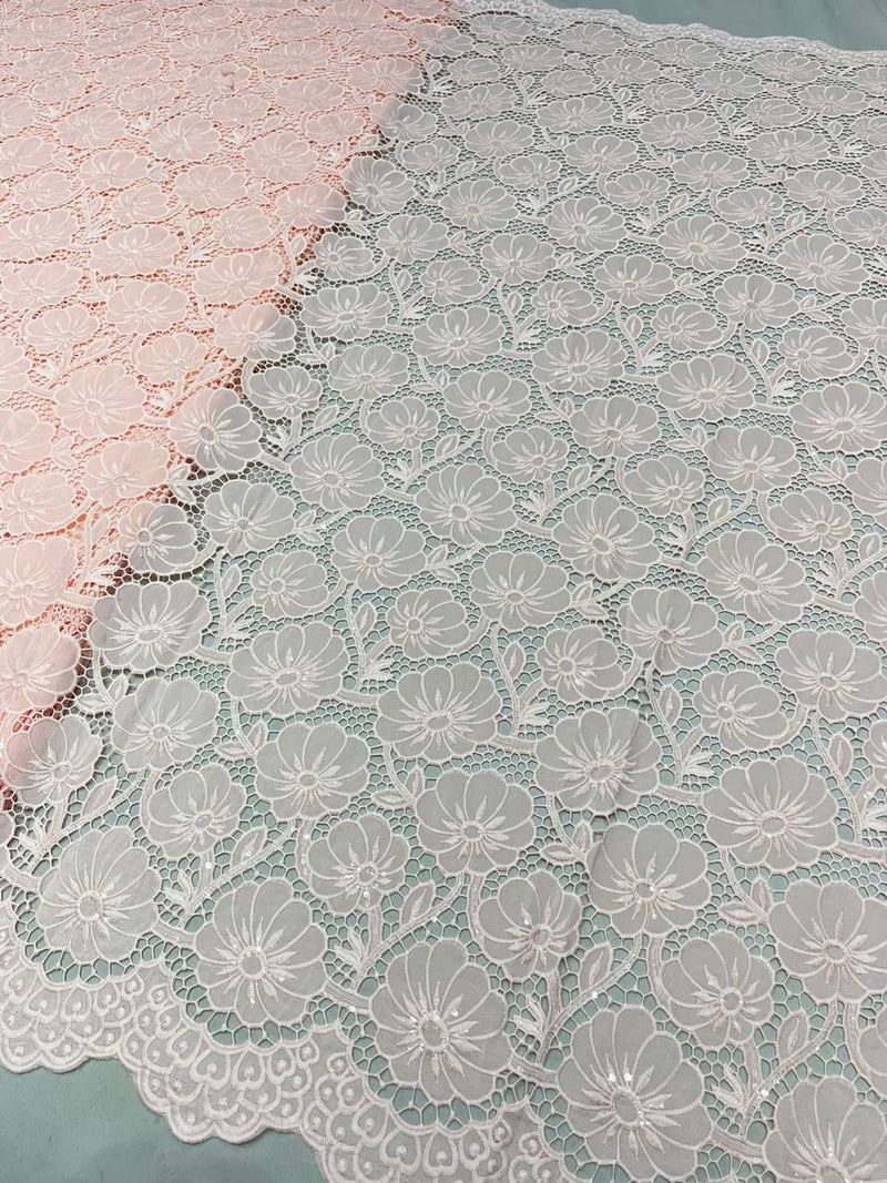 Imported Crepe + cutwork 60"