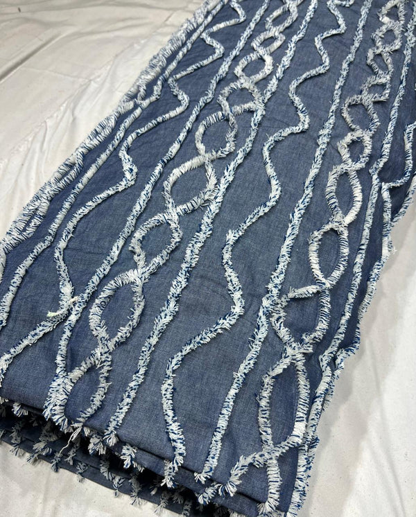 Denim Embroidery 60 inches