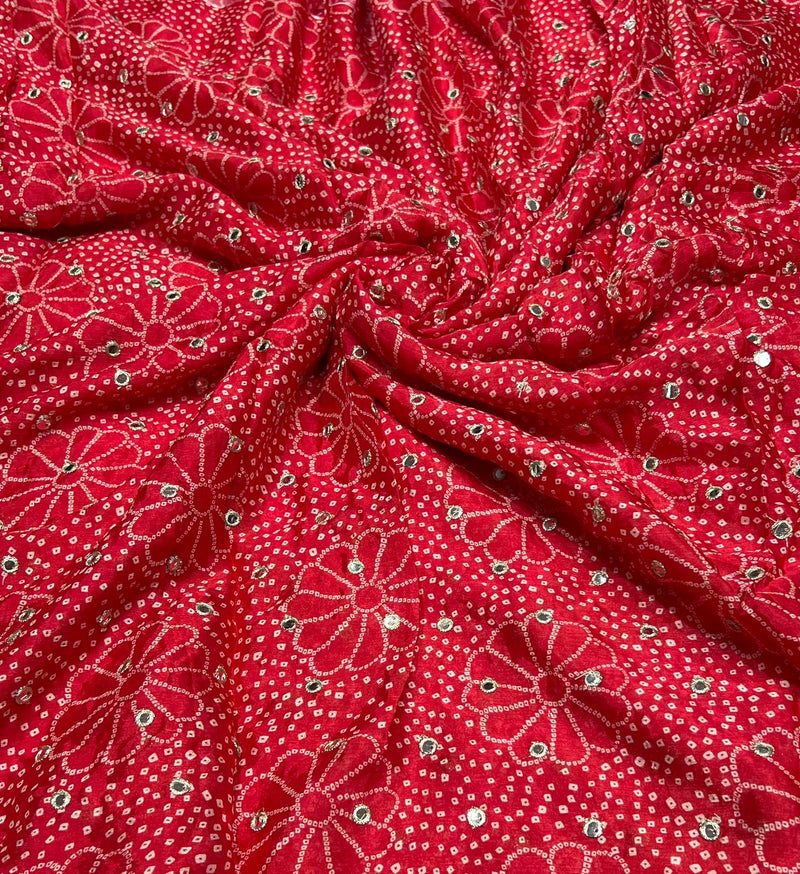 Viscose chinon fabric