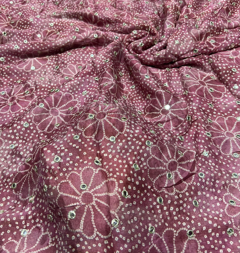 Viscose chinon fabric