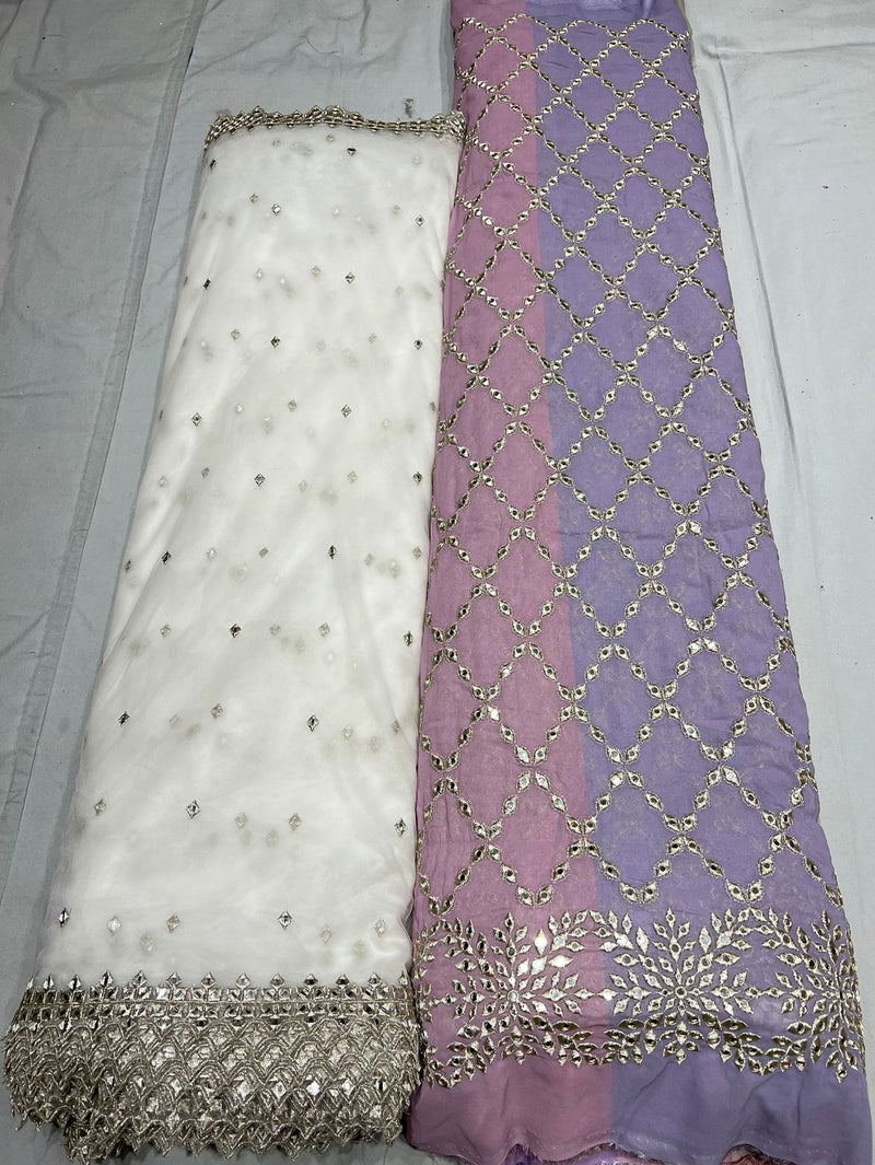 Multi georgette Fabric