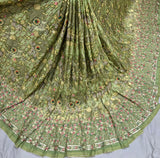 Pure dola silk jacquard fabric