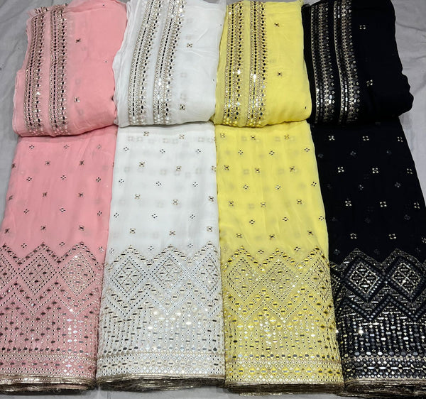 pure georgette fabric