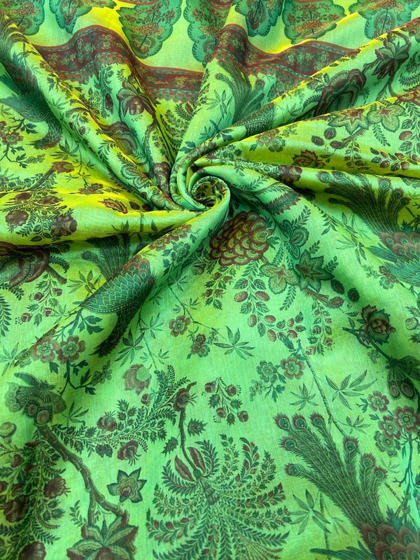 Pure chanderi silk