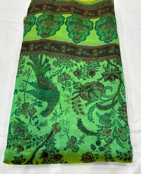 Pure chanderi silk