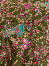 Pure Chinon Handcutdana Embroidery