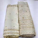 Tissue Cutdana Embroidery