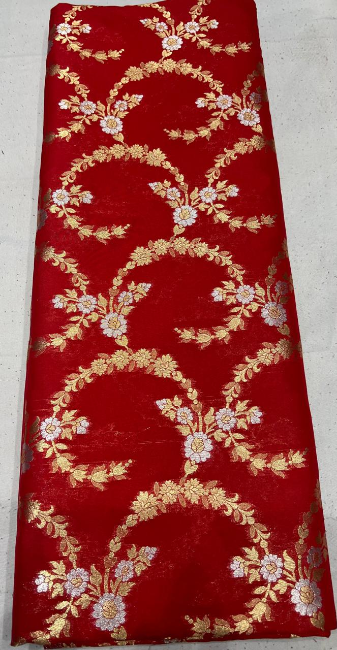 Pure Two Tone Zari Handloom Brocade