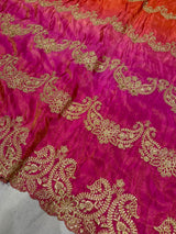 Tissue Tilla Zari Work Embroidery