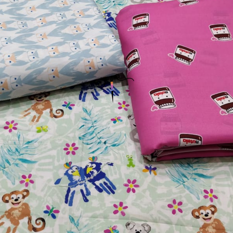 Pure Cotton Prints, Width 44"