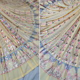 Georgette  Embroderies,54" and Net 44" combinations