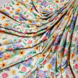 Heavy Duchess Satin Prints , Width : 58"