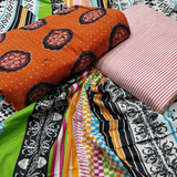 Pure Cotton and Rayon Prints 44"