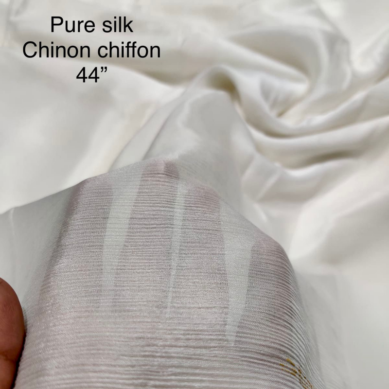 Pure Silk Chinon Chiffon , 44”