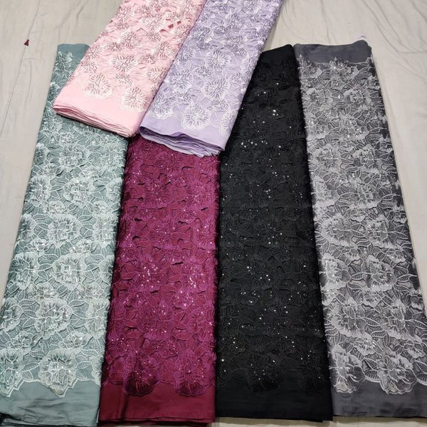 Cotton Silk Cutwork