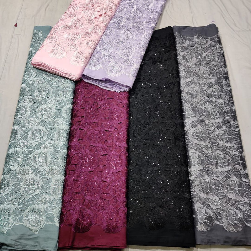 Cotton Silk Cutwork