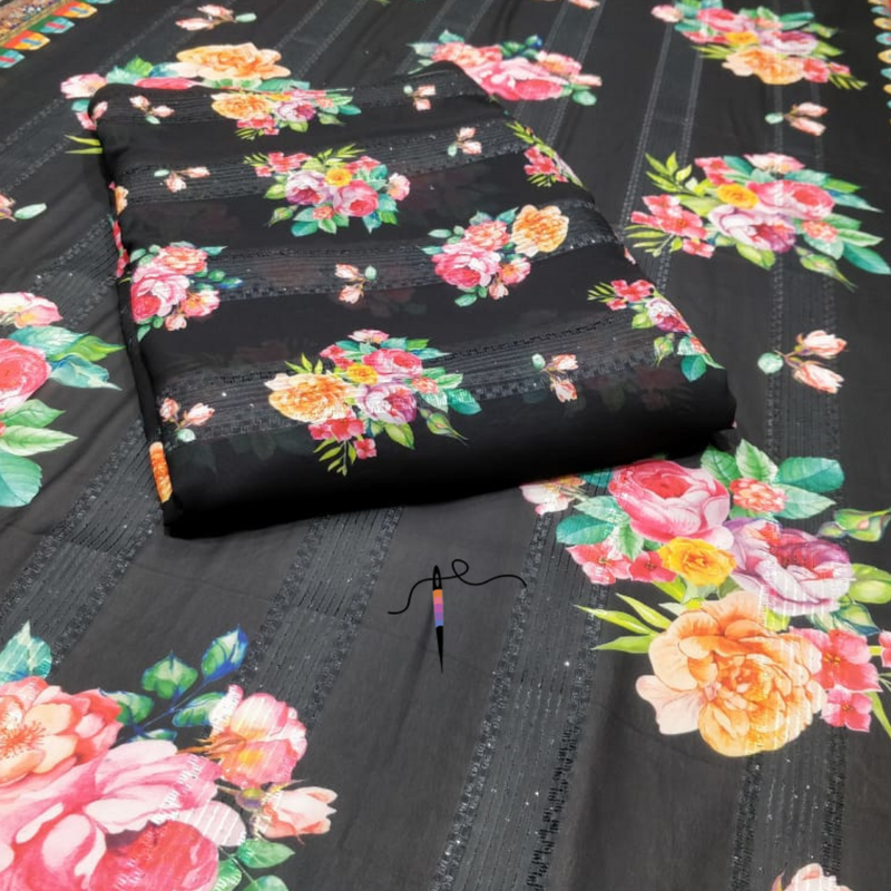 Georgette Prints & Embroideries 44"