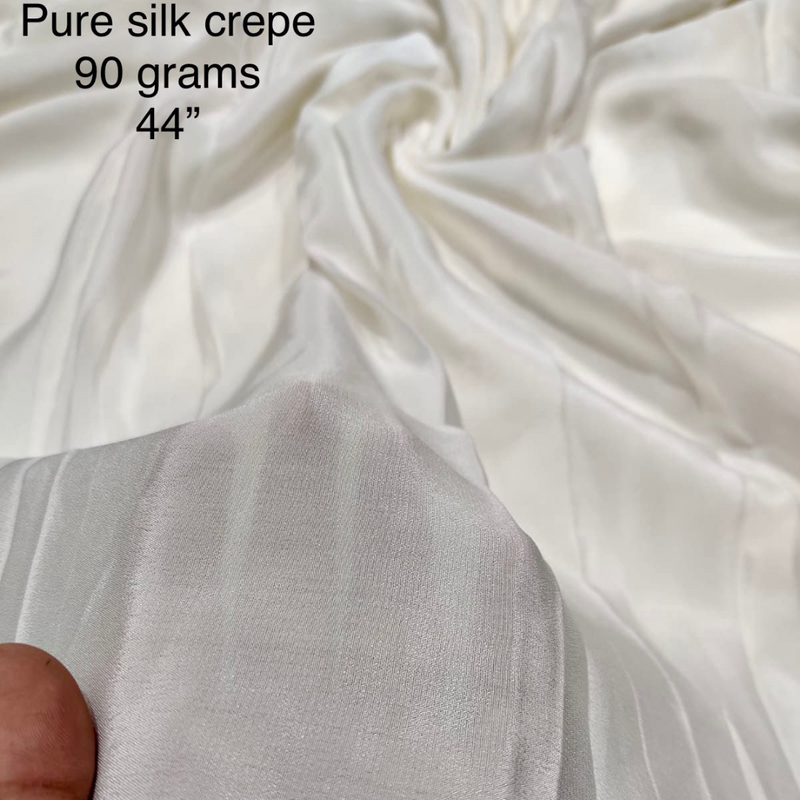 Pure Silk Crepe , 44”