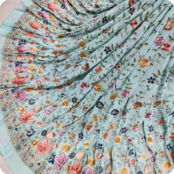 Georgette Embroiders 54"