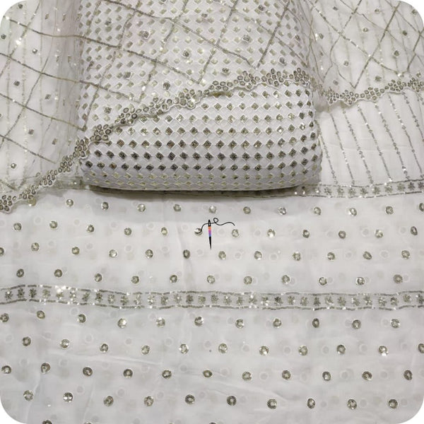 Nett & Georgette Embroideries 44", 54" Combinations