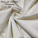 Pure Silk Chanderi , 44”