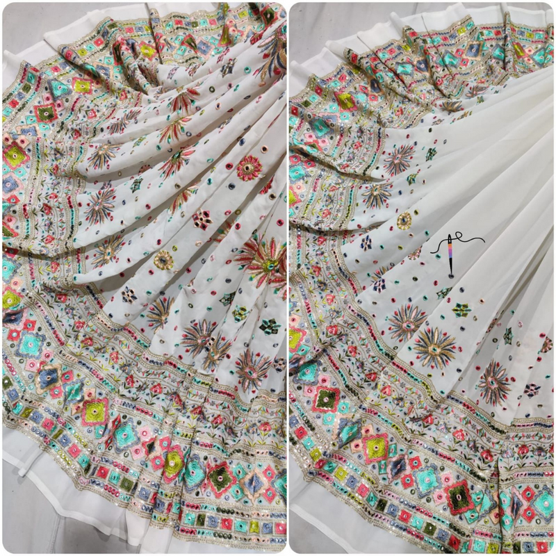 Georgette Embroideries , 44” Combinations