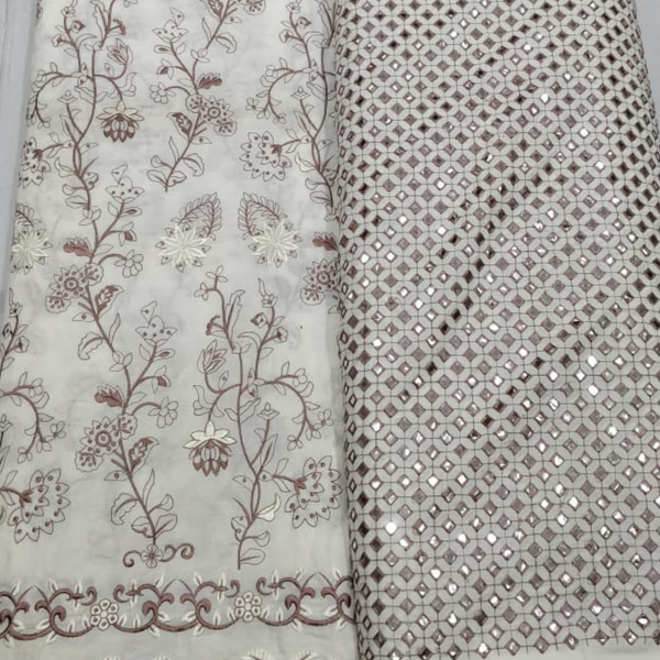 Pure Cotton Embroideries 54" and 44" combinations