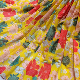 Pure Chanderi Silk , Width : 44"