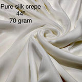 Pure Silk Crepe , 44”