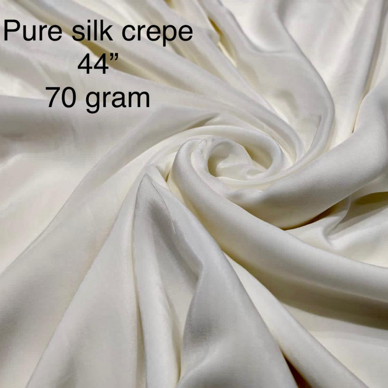 Pure Silk Crepe , 44”