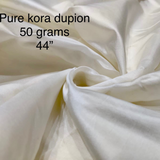 Raw Silk Kora , 44”