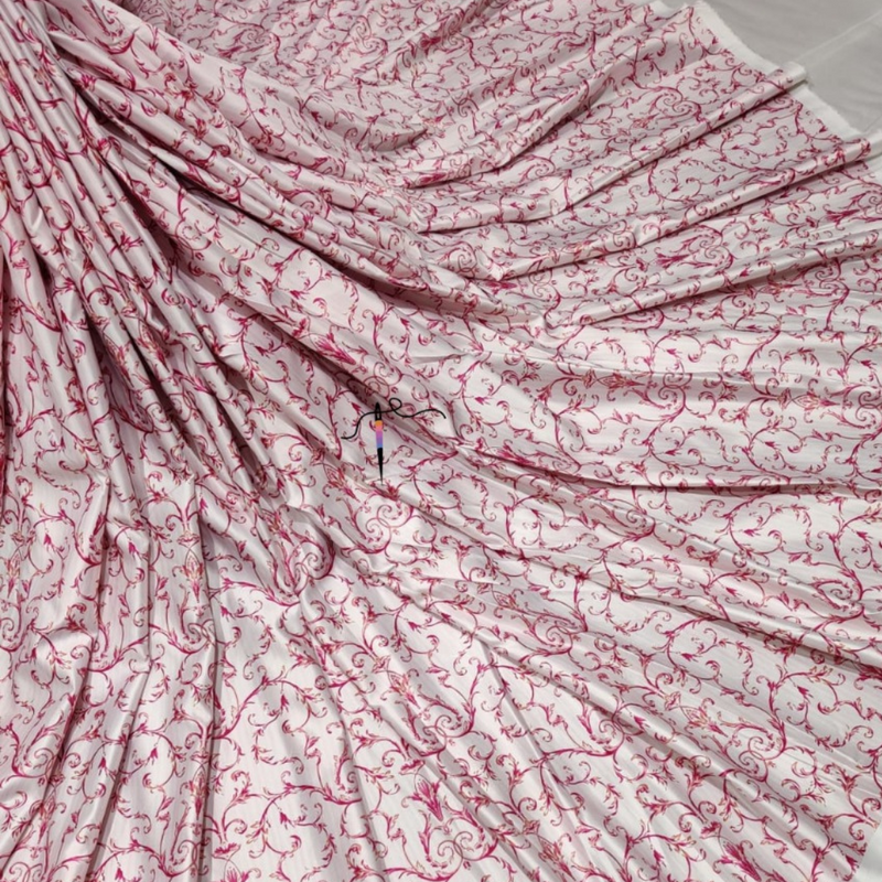 Heavy Duchess Satin Prints , Width : 58"