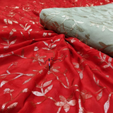 Pure Chinnon Chiffon Embroideries, Width 44"