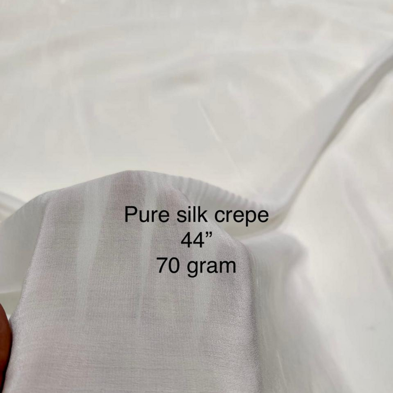 Pure Silk Crepe , 44”