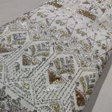 Pure Georgette Embroideries, 54"