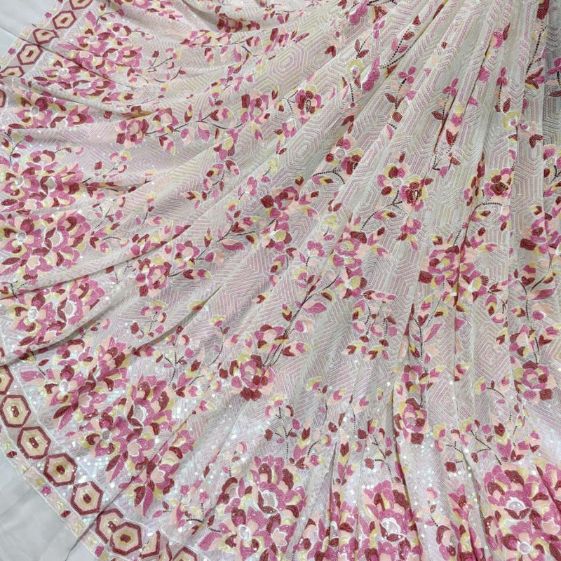 Pure Georgette Embroideries 54"