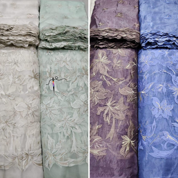 Pure Organza Embroideries, 44" Combinations