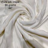 Pure Silk Crepe , 44”