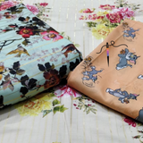 Semi Soft Cotton Silk Prints, Width 44"