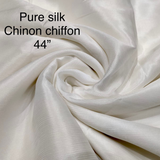 Pure Silk Chinon Chiffon , 44”