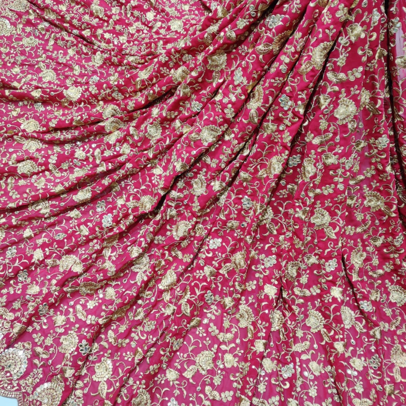 Georgette Embroideries and Pure Georgette Embroideries