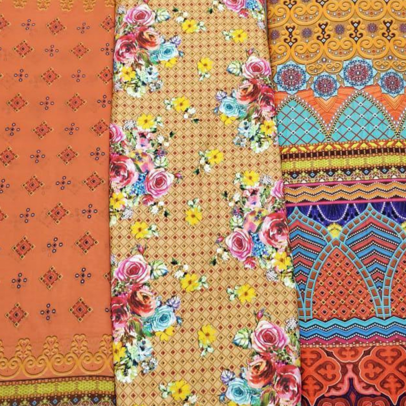 Crepe 56", 44" and Georgette 44" Prints Combinations