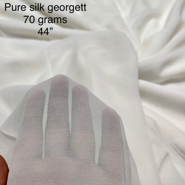 Pure Silk Georgette , 44”