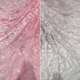 Organza Embroideries , Width :54” and 44” Combinations