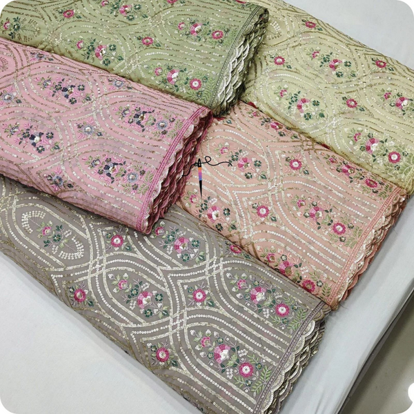 Georgette Embroideries , 54”