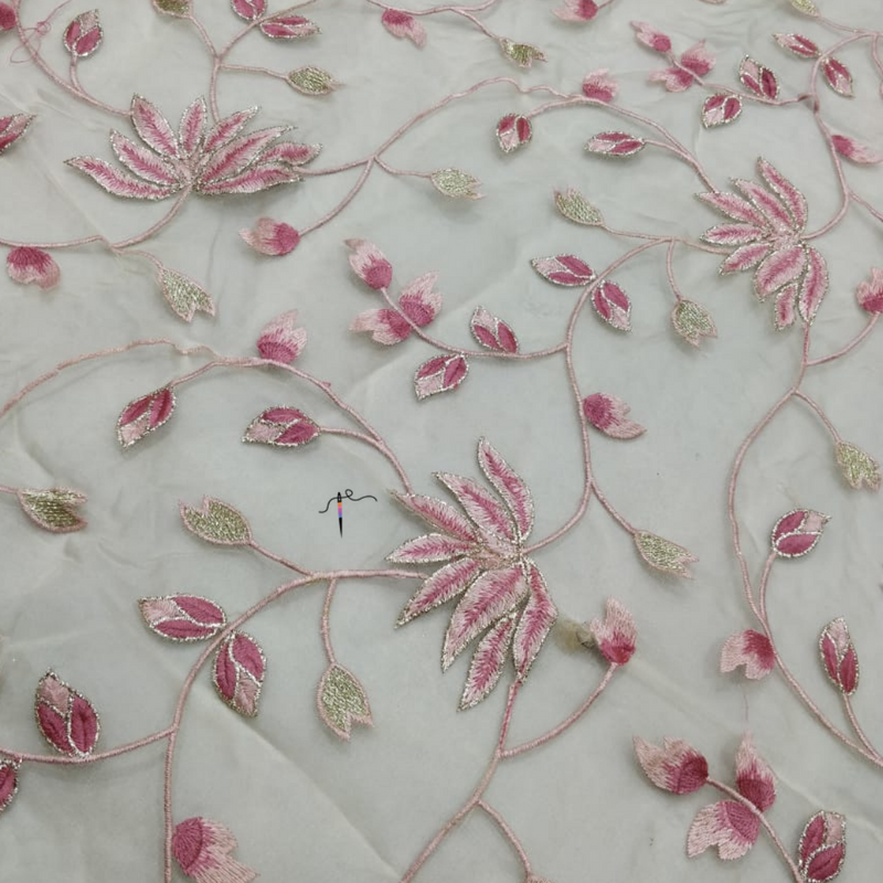 Organza Embroideries, Width 44"