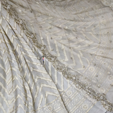 Zig Zag Pure Georgette, Width : 54" & 44"