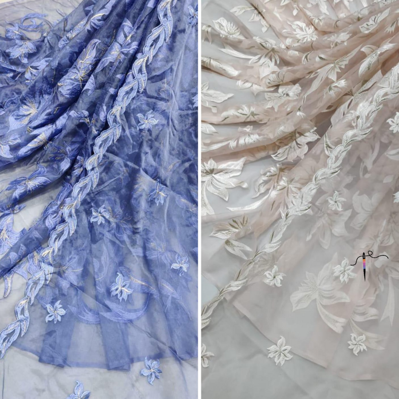 Pure Organza Embroideries, 44" Combinations