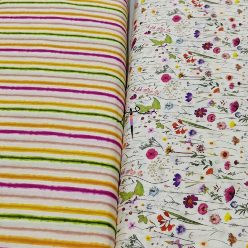 Pure Cotton Prints, Width 44"