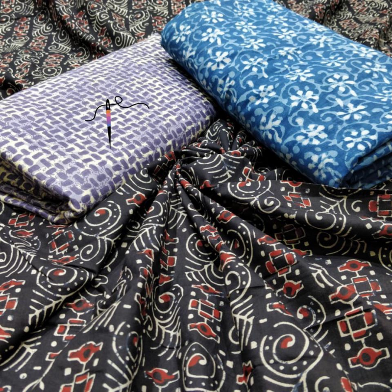 Pure Cotton and Rayon Prints 44"